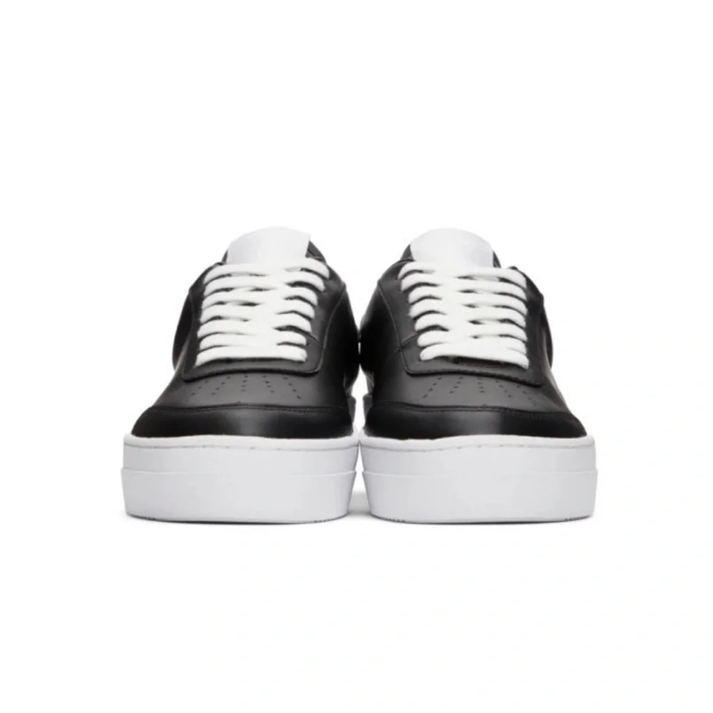 Article No. Black Casual Running Low-Top Sneakers Men’s Black & White Size 7